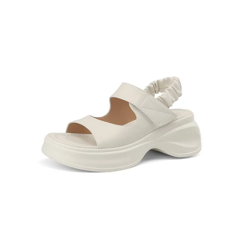 Adelina - Chic Peep Toe Platform Sandals for Women