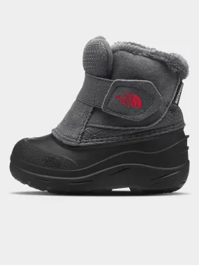 Alpenglow ll TNF Black/Zinc Grey Winter Boots (Little Kids)