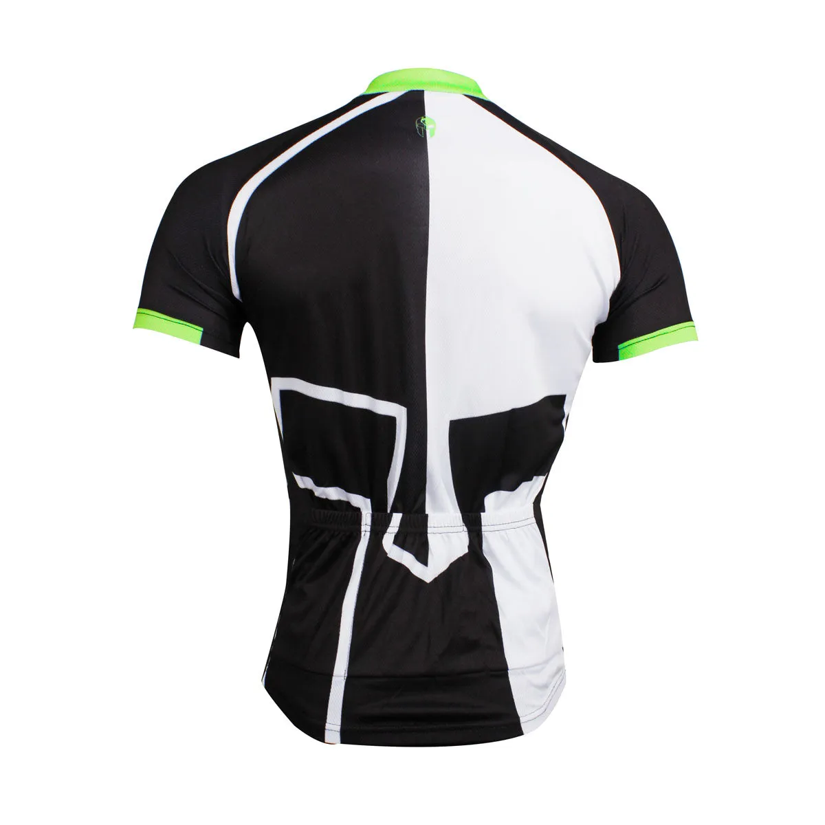 Black Green Men's Cycling Short Sleeve Bicycling Jersey Summer NO.027