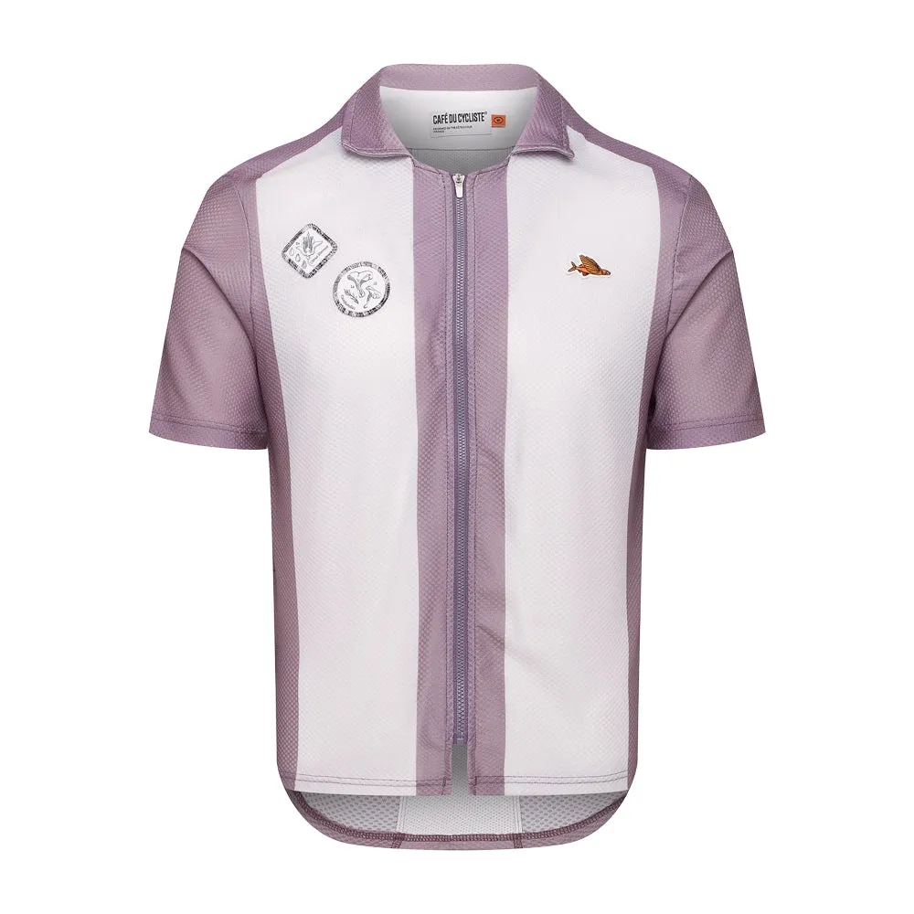 CAFE DU CYCLISTE Unisex Cycling Shirt Claudine - Storm