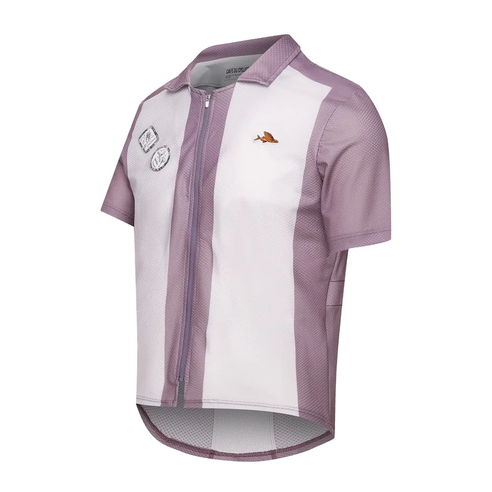 CAFE DU CYCLISTE Unisex Cycling Shirt Claudine - Storm