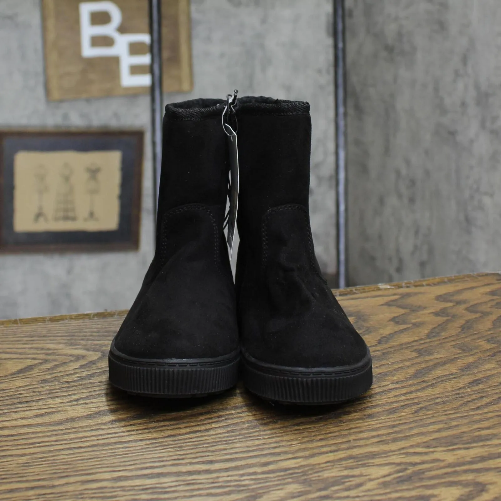 Cat & Jack Toddler Girls' Pip Shearling Style Boots 88435631 Black 11T