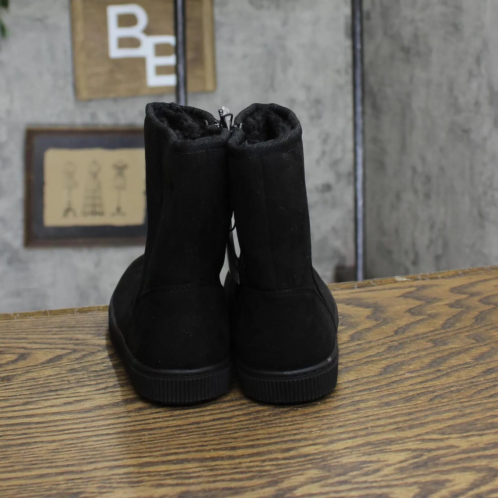 Cat & Jack Toddler Girls' Pip Shearling Style Boots 88435631 Black 11T