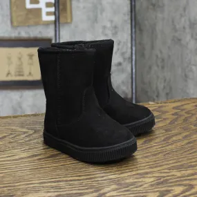 Cat & Jack Toddler Girls Pip Shearling Style Boots 88435631 Black 5T