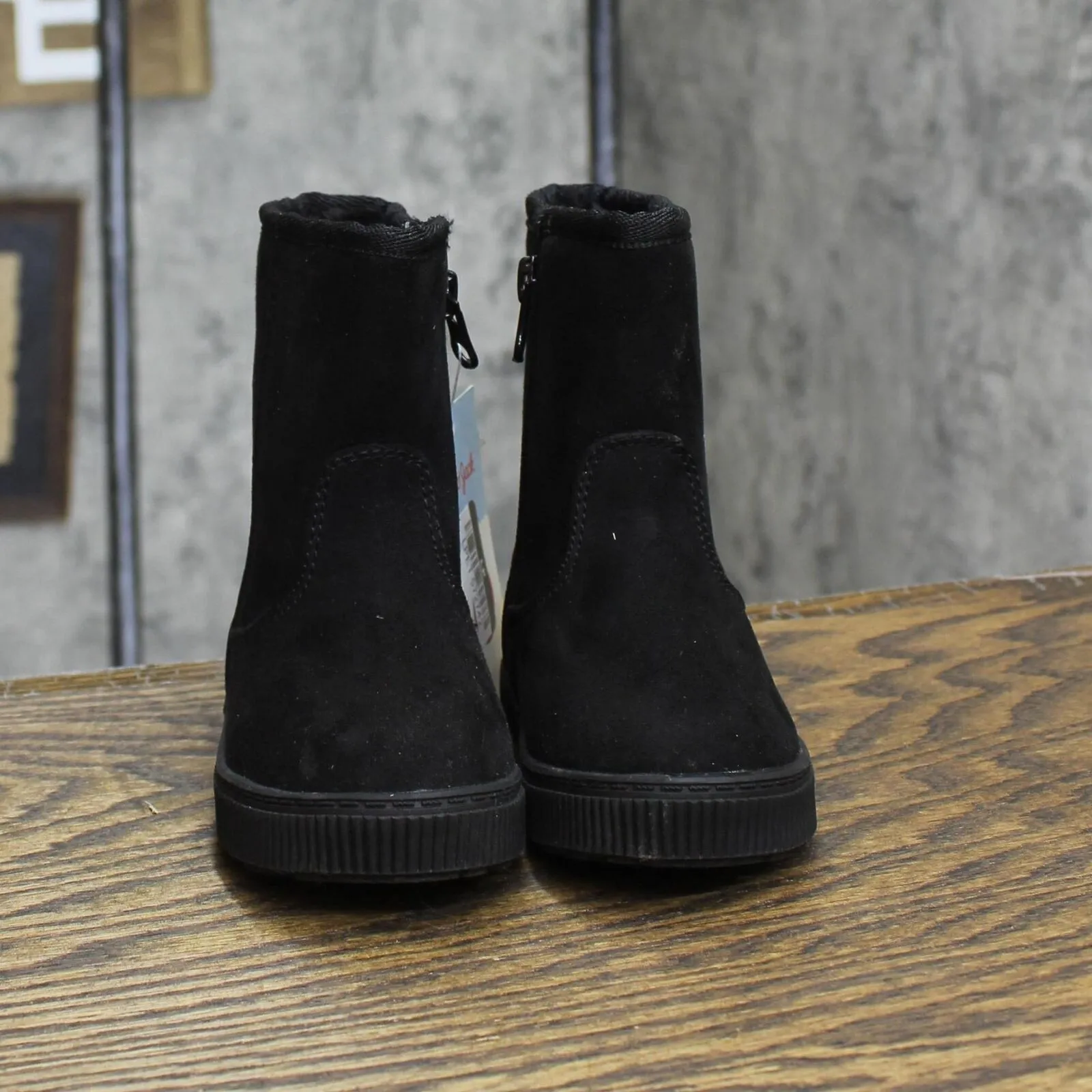 Cat & Jack Toddler Girls Pip Shearling Style Boots 88435631 Black 5T