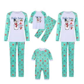 Christmas Alpha Team Family Matching Pajama Set
