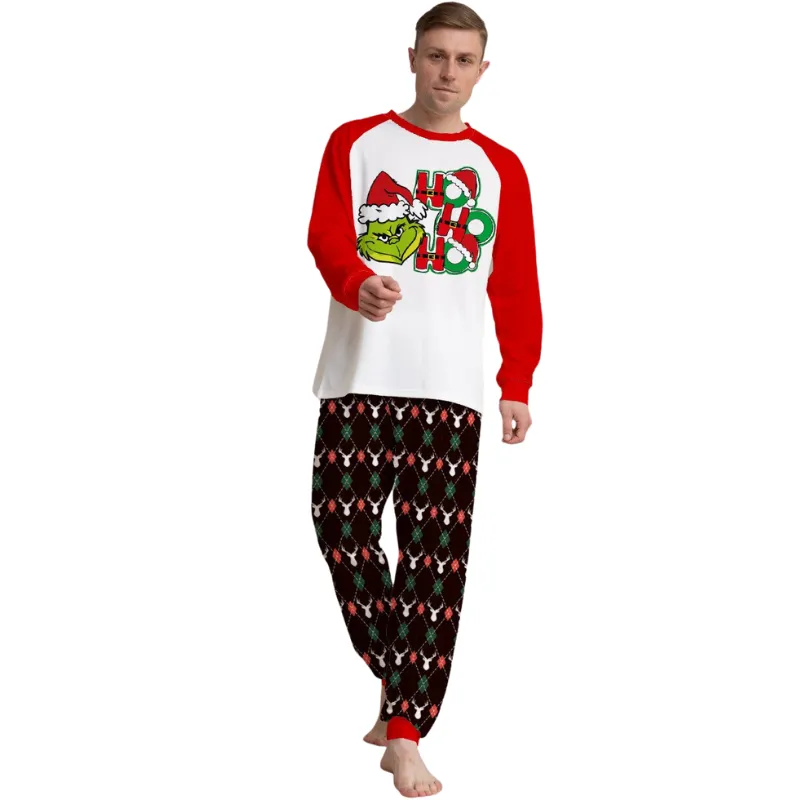 Christmas Grinch Family Matching Pajama Set
