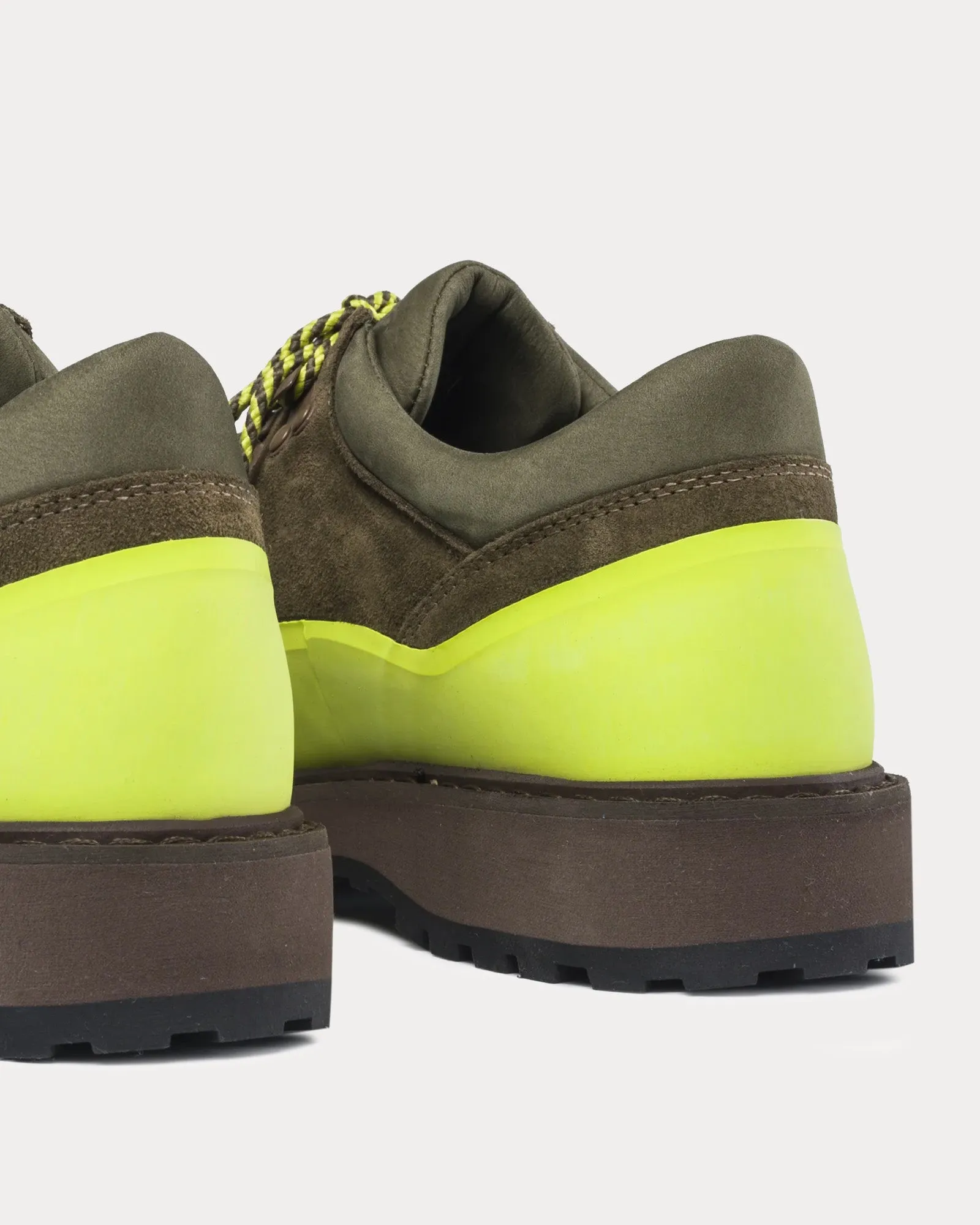 Cornaro Gomma Suede Capers Green Boots