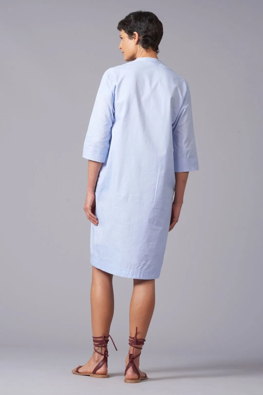 Cross Stitch Chambray Tunic Dress