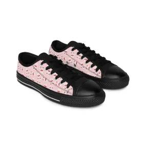Cute White Teddy Bear Women's Sneakers