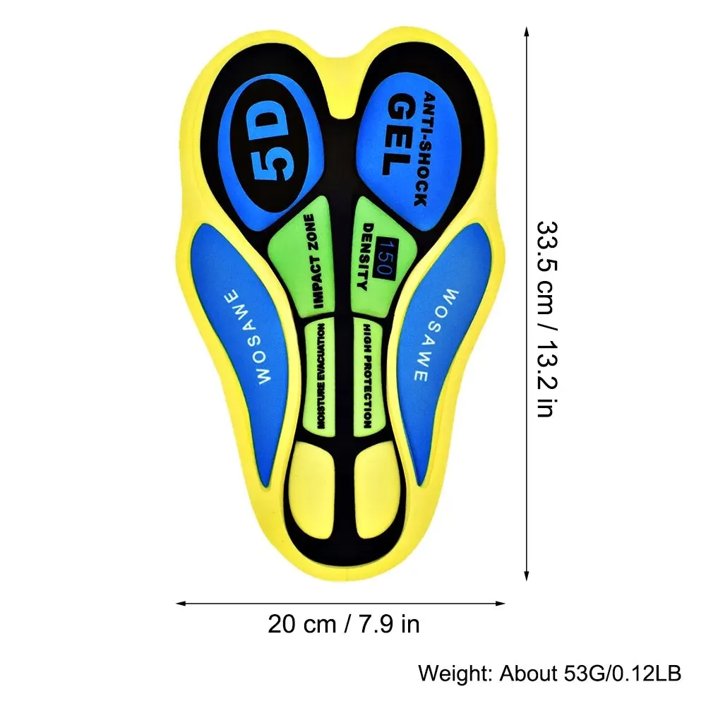 Cycling Shorts' DIY Cushion High Elasticity Sponge Cushion Bike Sport Wear Riding Base Outdoor Biking Underwear Padded