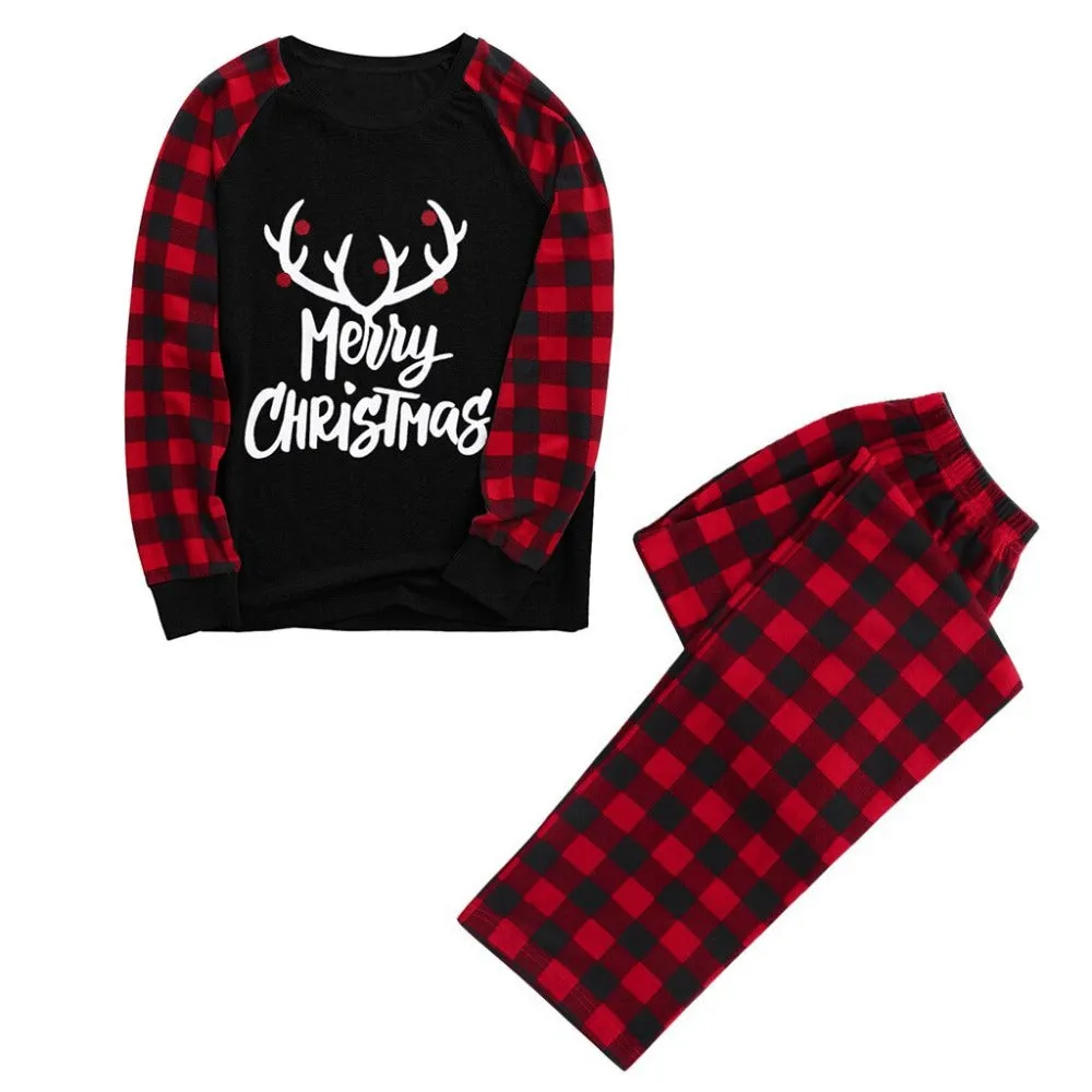 Dark Christmas Family Matching Pajama Set