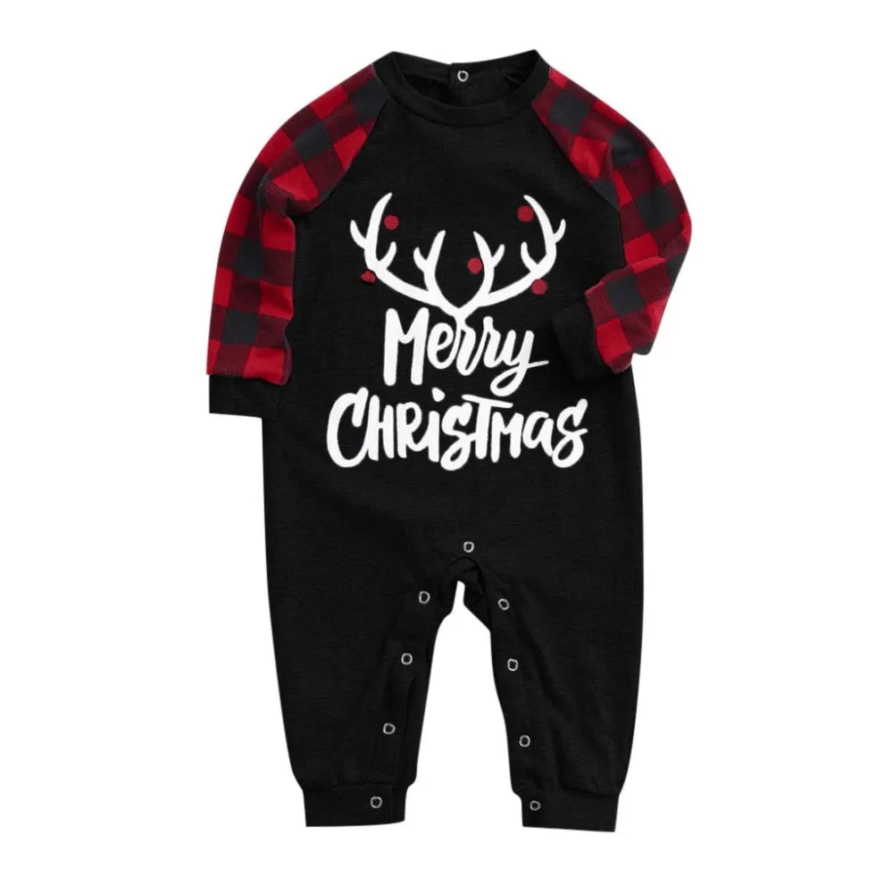 Dark Christmas Family Matching Pajama Set