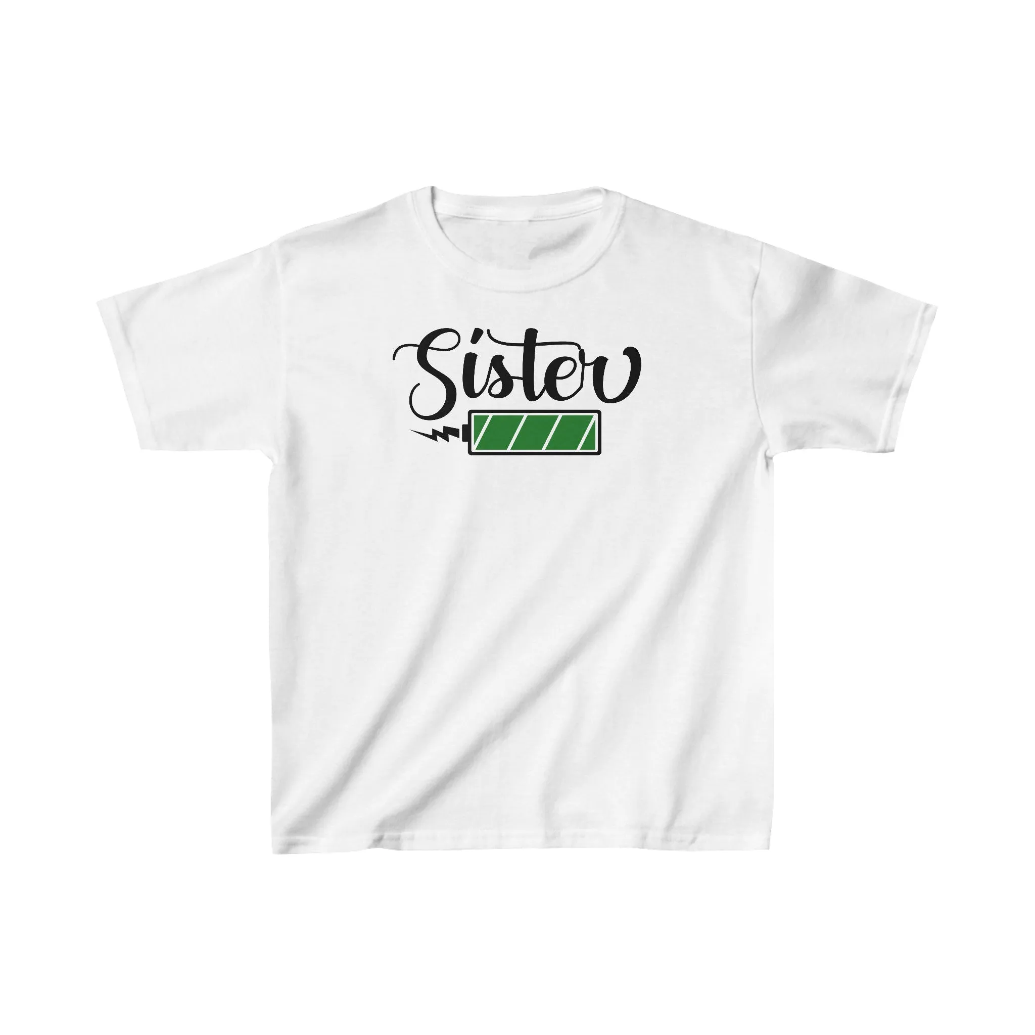 Energized Sister Kids Cotton Tee