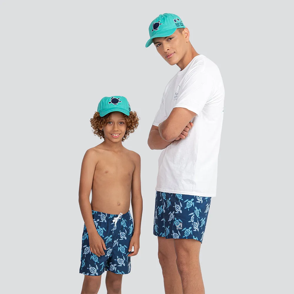 Family Critters Turtle Solid Cap