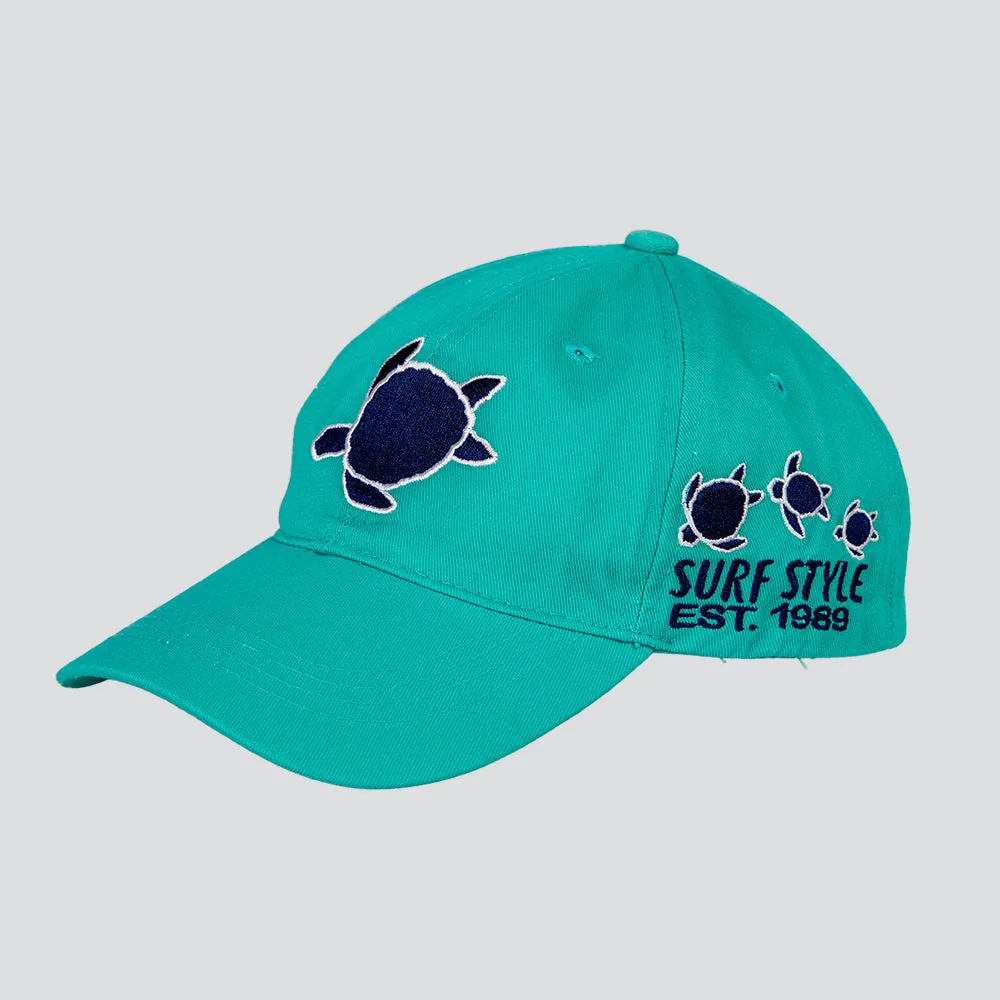 Family Critters Turtle Solid Cap