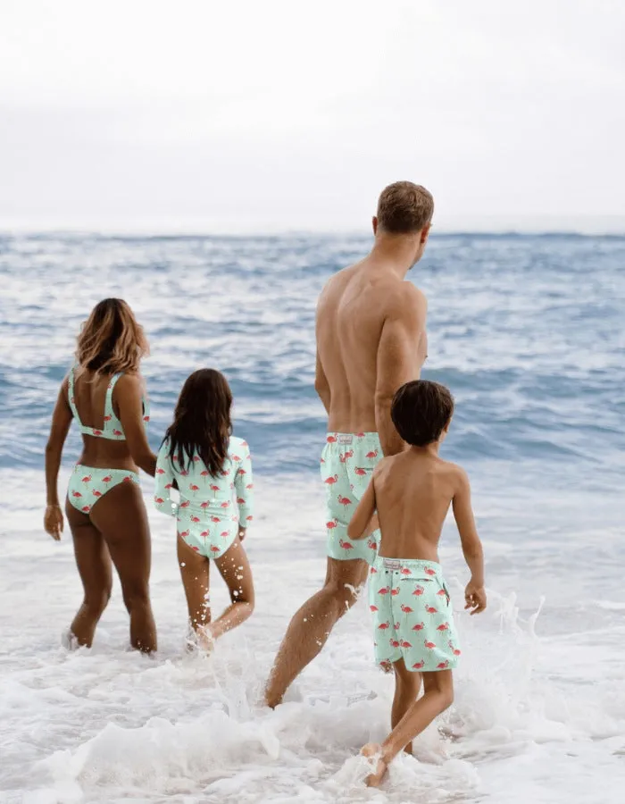 Family Matching Pink Flamingo