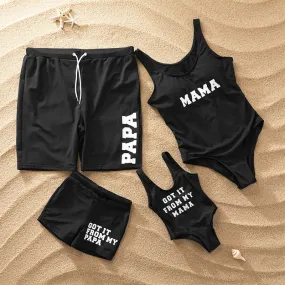 Family Matching Swimwear