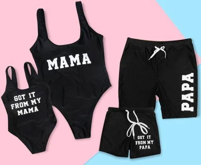 Family Matching Swimwear