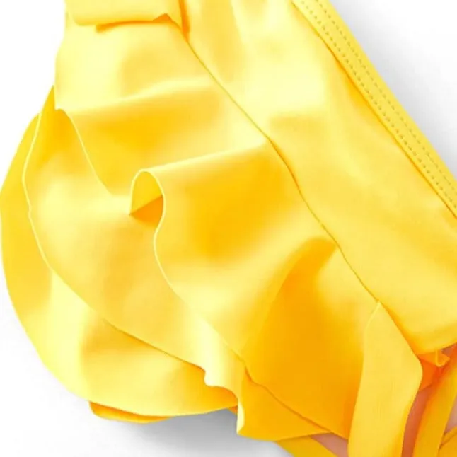 Family Matching Two Pieces Ruffle Bikini Set Bathing Suits
