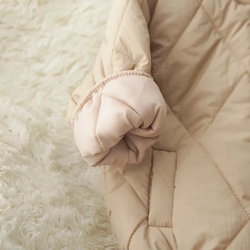 Fashion Spring Baby Kids Jackets Pants Sets 2pcs Fall Coat Warm Trousers Toddler Infant Clothes Suit Children Costume