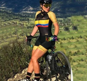 Female Cycling Monkey Sports Bike Women Ciclismo Shorts With Gel Jumpsuit Colombia Style Cyclist Suit Overalls Equipment