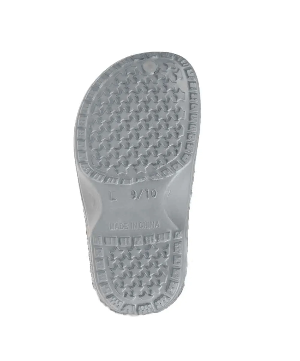FOAMWALK Toddler Boy's Furry Little Solid Clog with Sherpa Lining - Toddler Classic Lined Clog