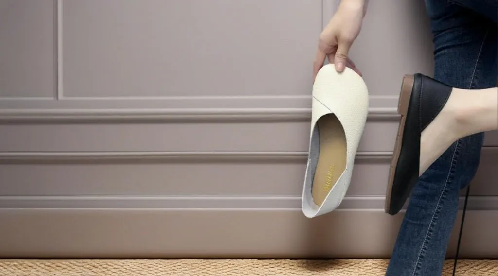 Handmade Milano Genuine Leather Ballerina Flats