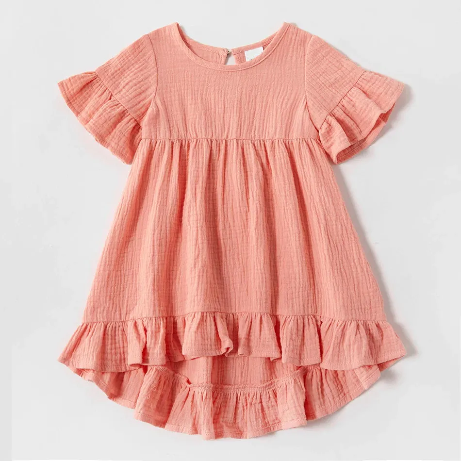 Matching Family Outfits Mommy and Me Pink Mother Daughter Dress