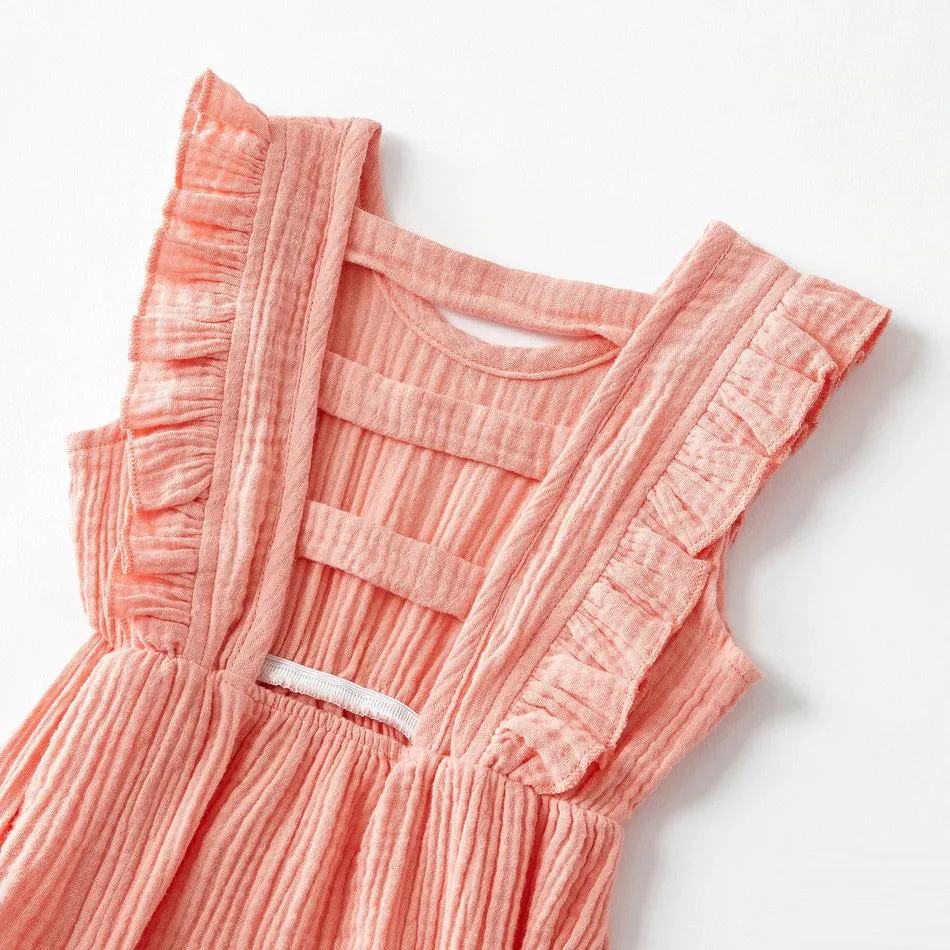 Matching Family Outfits Mommy and Me Pink Mother Daughter Dress