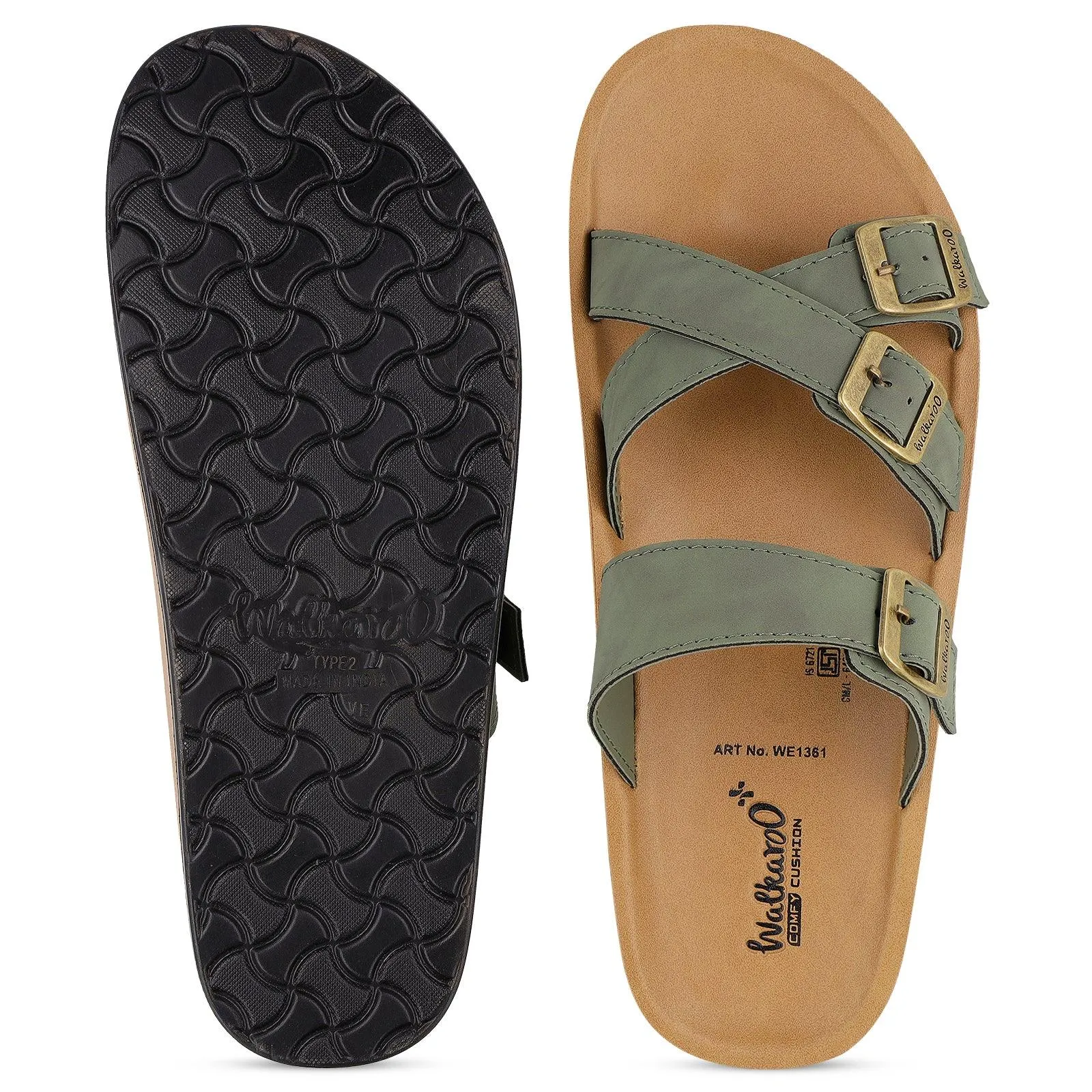 Men's Daily Wear Sandals - WE1361 Sage Green