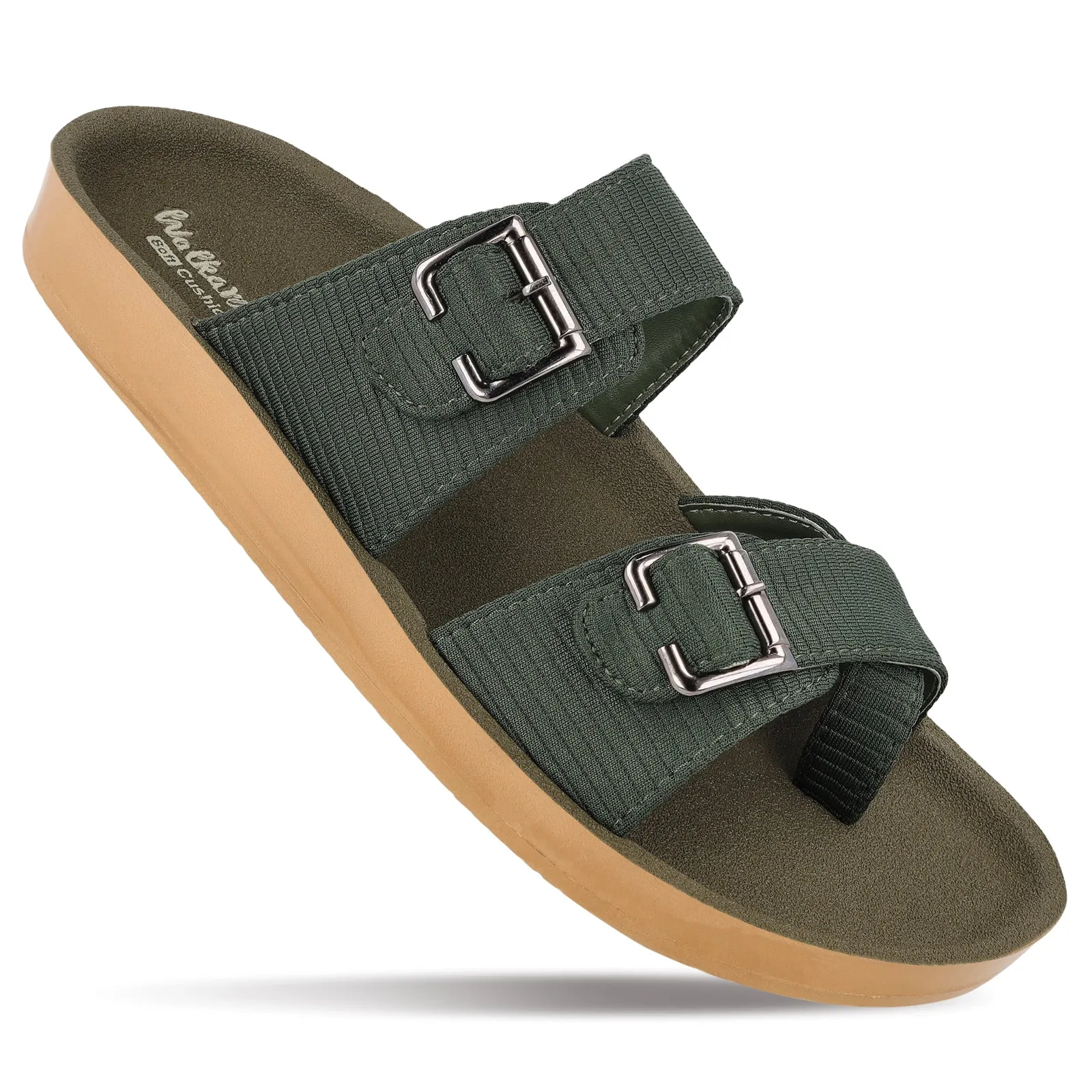 Men's Daily Wear Sandals - WGR53044 Olive