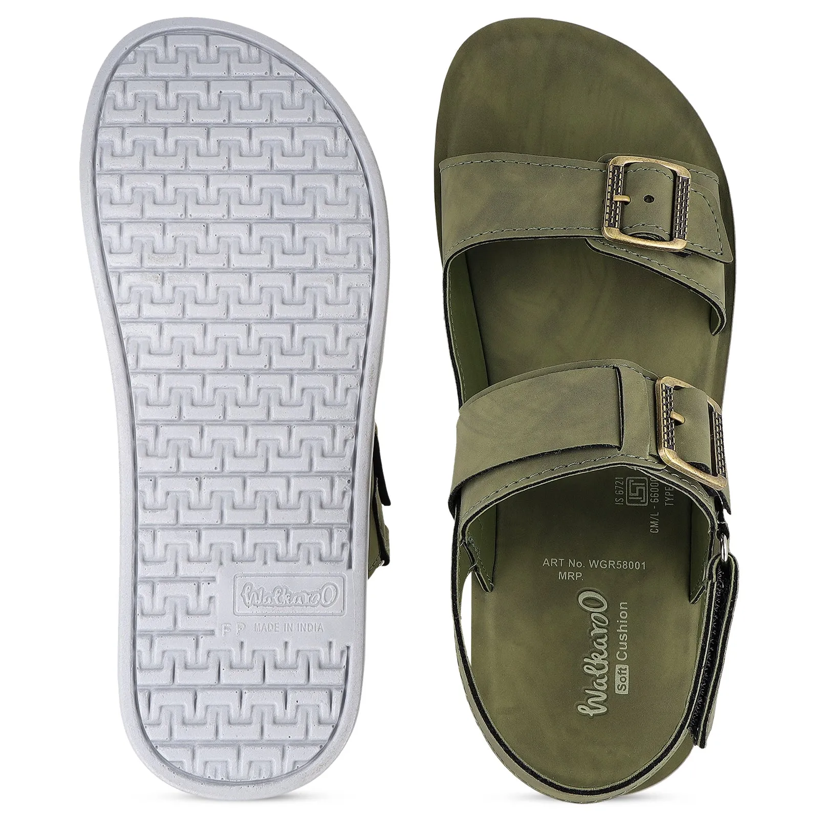 Men's Daily Wear Sandals  - WGR58001 Sage Green