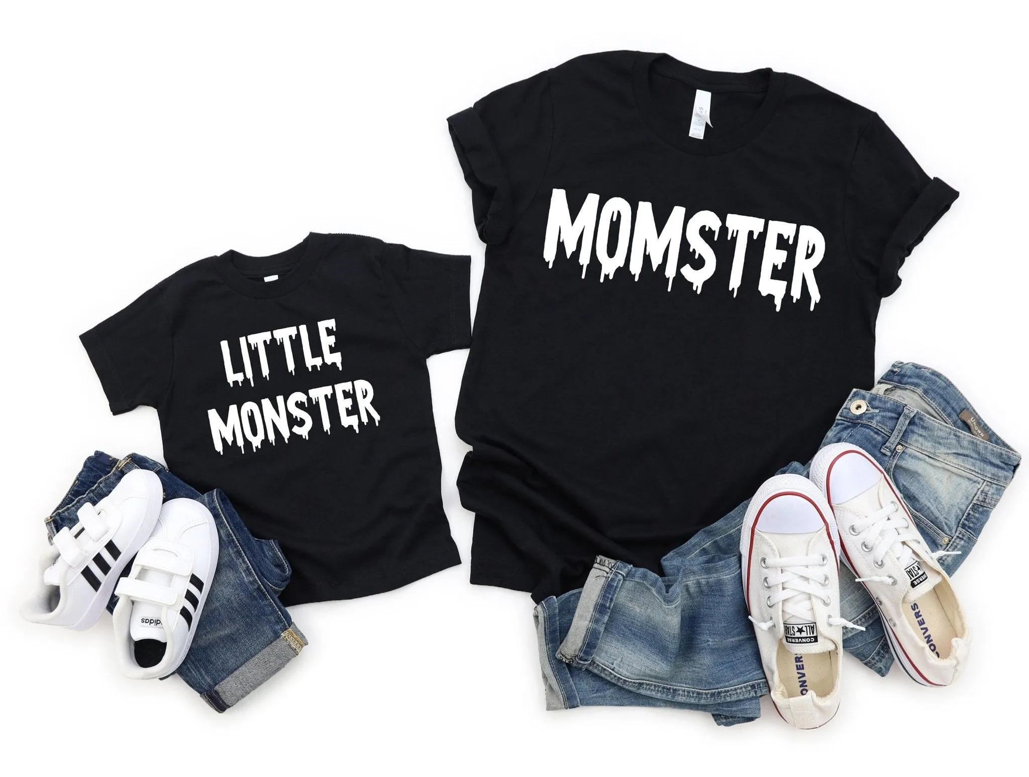 Monster Family Matching Halloween Sweatshirts