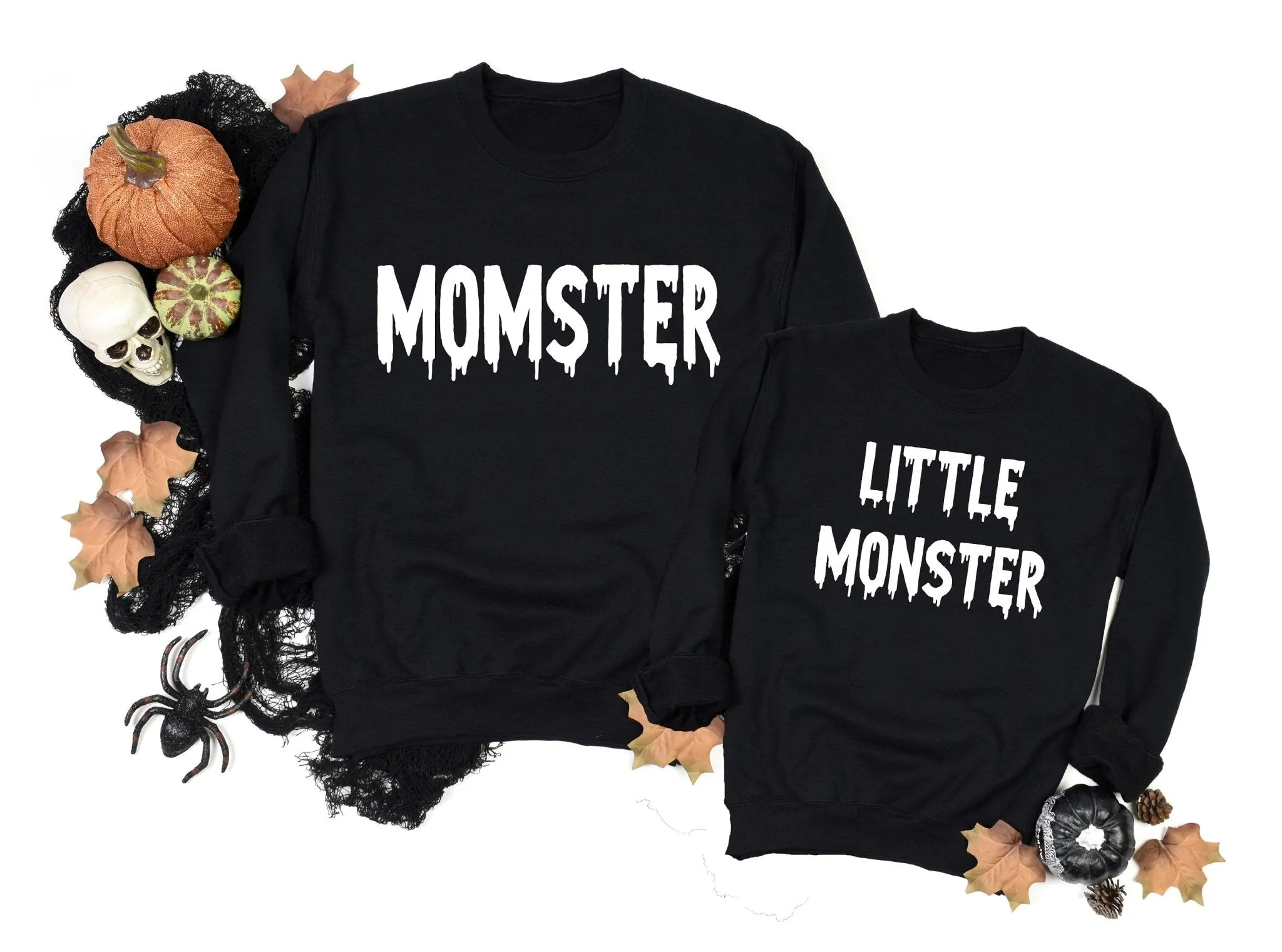 Monster Family Matching Halloween Sweatshirts