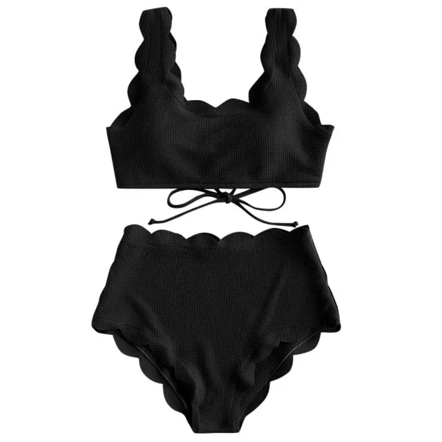 Mother And Daughter Two Piece Swimsuit Matching Swimsuit Clothing