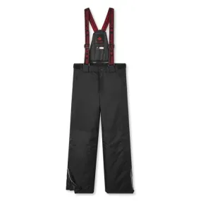New Kids Canadiana Snow pants in black with removable suspenders, Sz M (7-8)