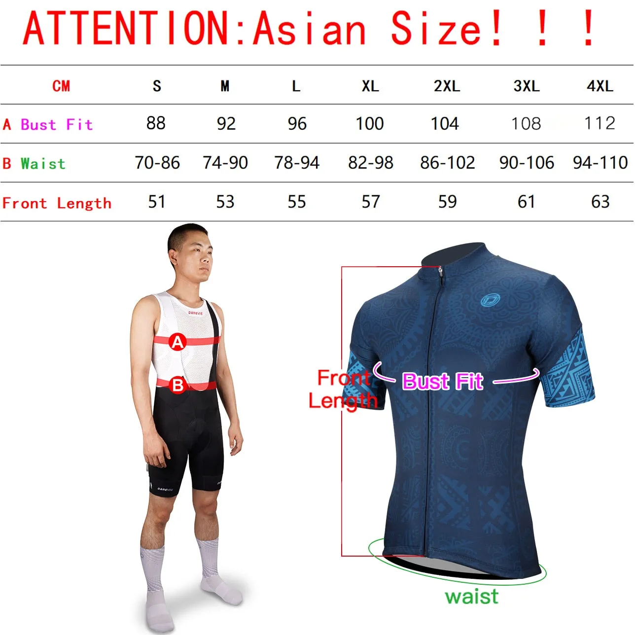 Nsqured Quick Dry Men's Cycling Jersey | Road Biking Jersey Cycling Clothing