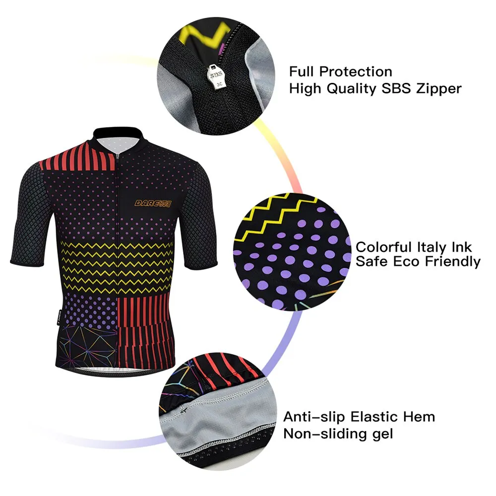 Nsqured Reflective Men's Pro Cycling Jersey