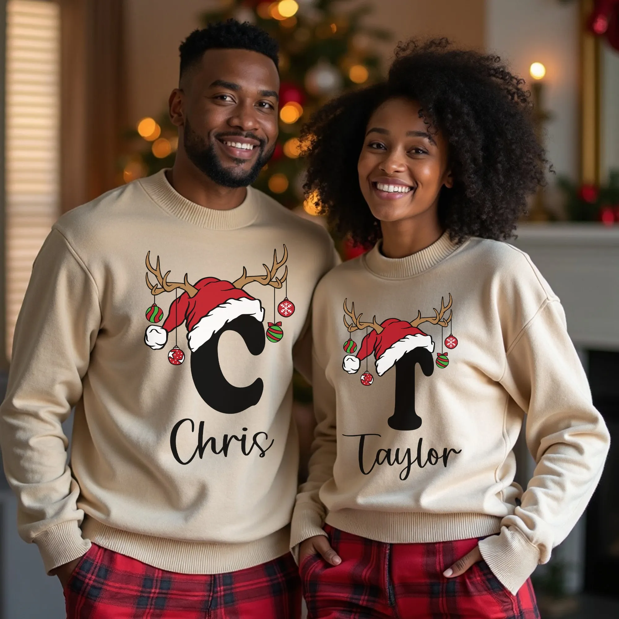 Personalized Matching Family Christmas Sweaters for the Holidays