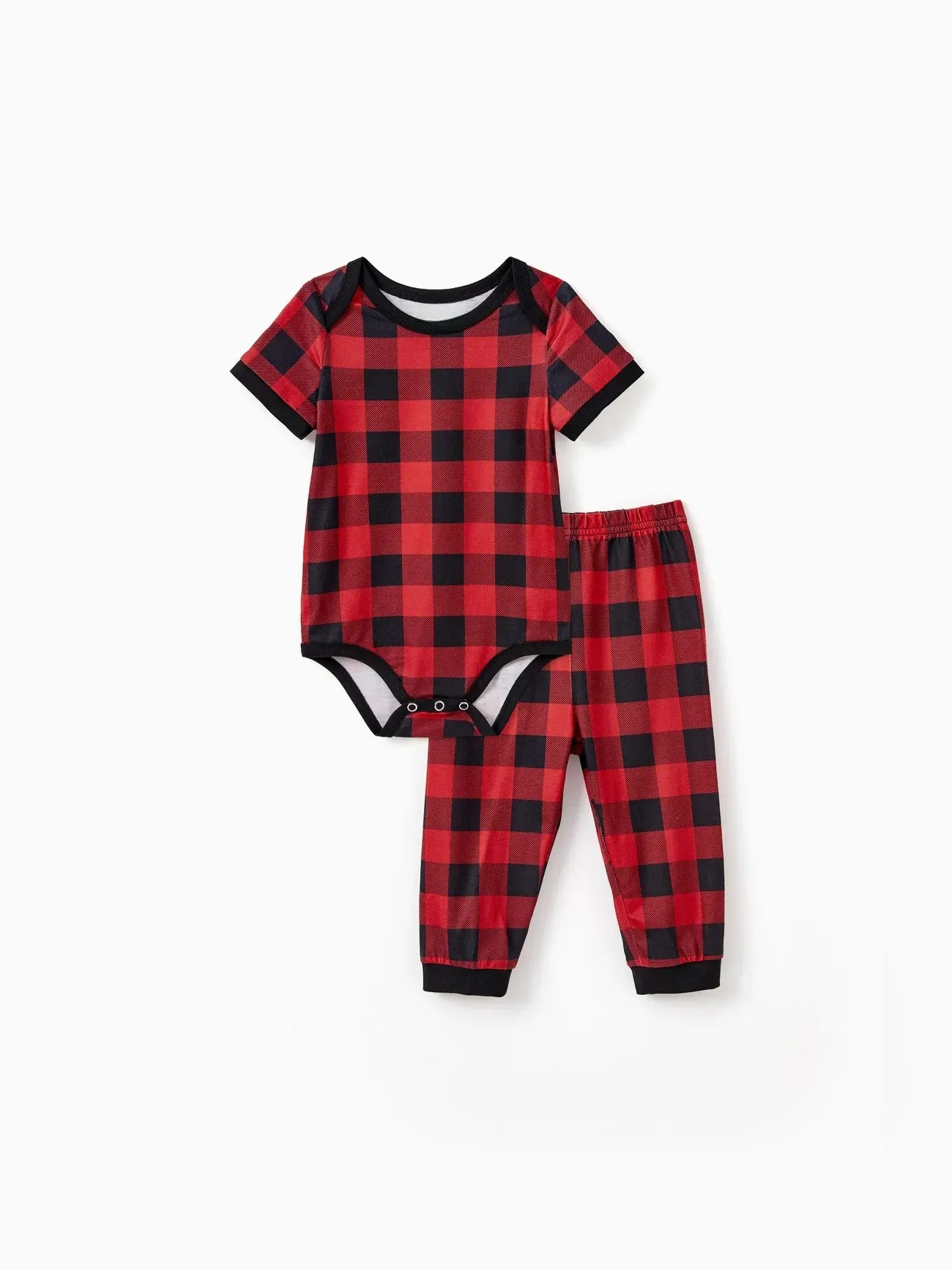 Plaid Family Matching Pajama Set