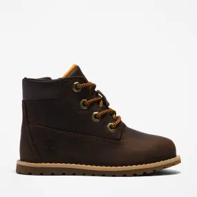 POKEY PINE MID LACE UP WITH ZIP BOOT FOR TODDLER