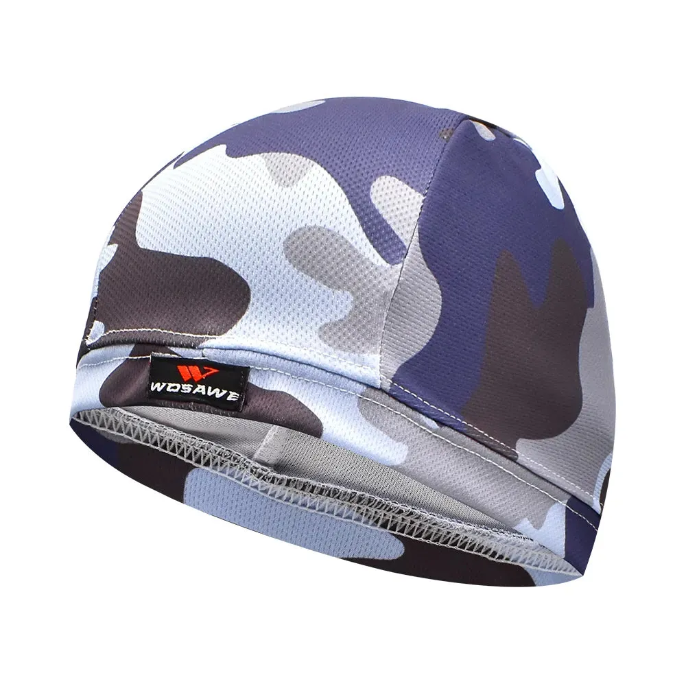 Quick Dry Cycling Cap Breathable gear Bicycle Motorcycle Helmet Sweat Inner Cap Summer Racing Hat Headwear Skull Beanie