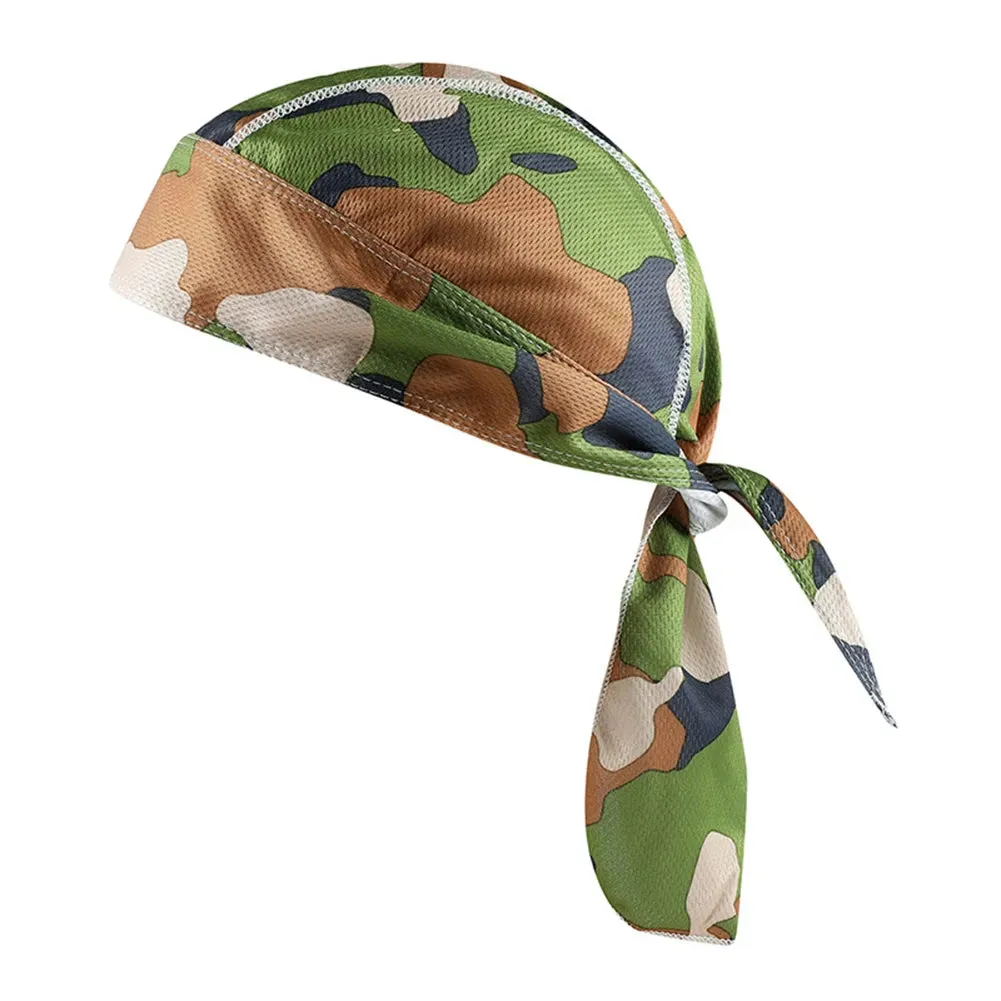 Quick Dry Cycling Cap Head Scarf Summer Men Running Riding Bandana Headscarf Pirate Cap Headband Men Head Scarf