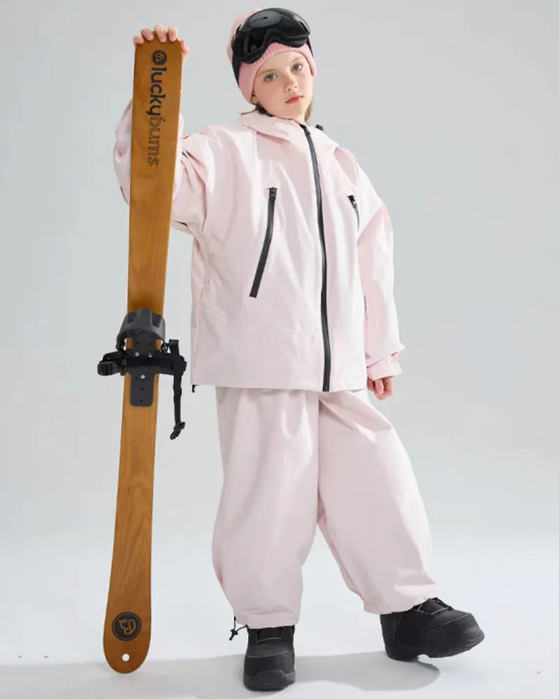 Ski Wear Waterproof Rabbit Ears Kids Snow Suit
