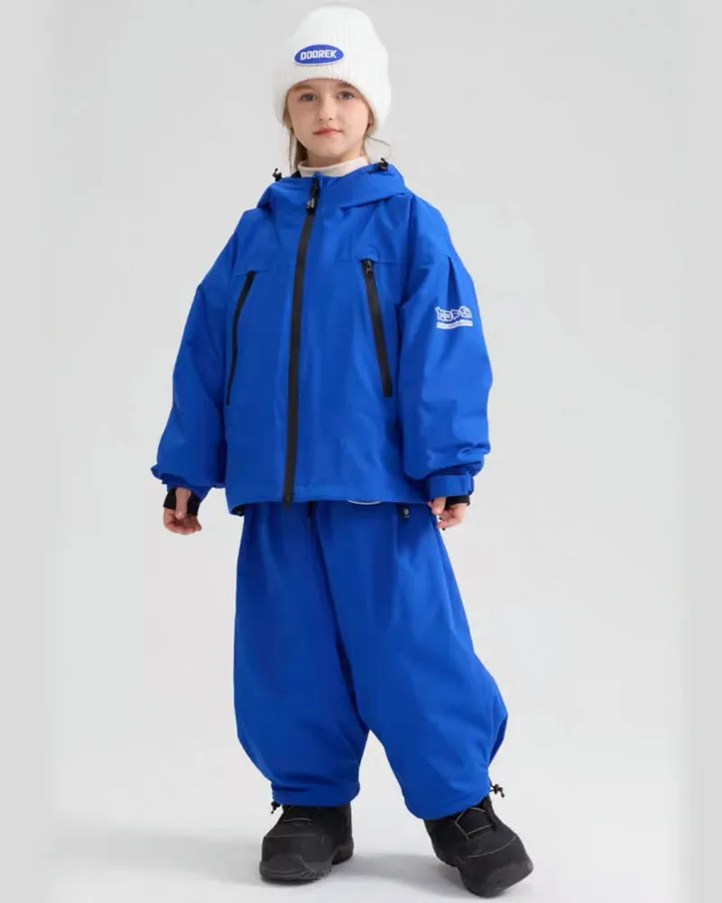 Ski Wear Waterproof Rabbit Ears Kids Snow Suit