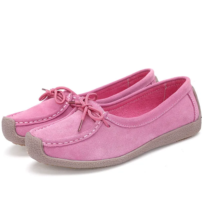 Soft Sole Lace Up Comportable Casual Flats