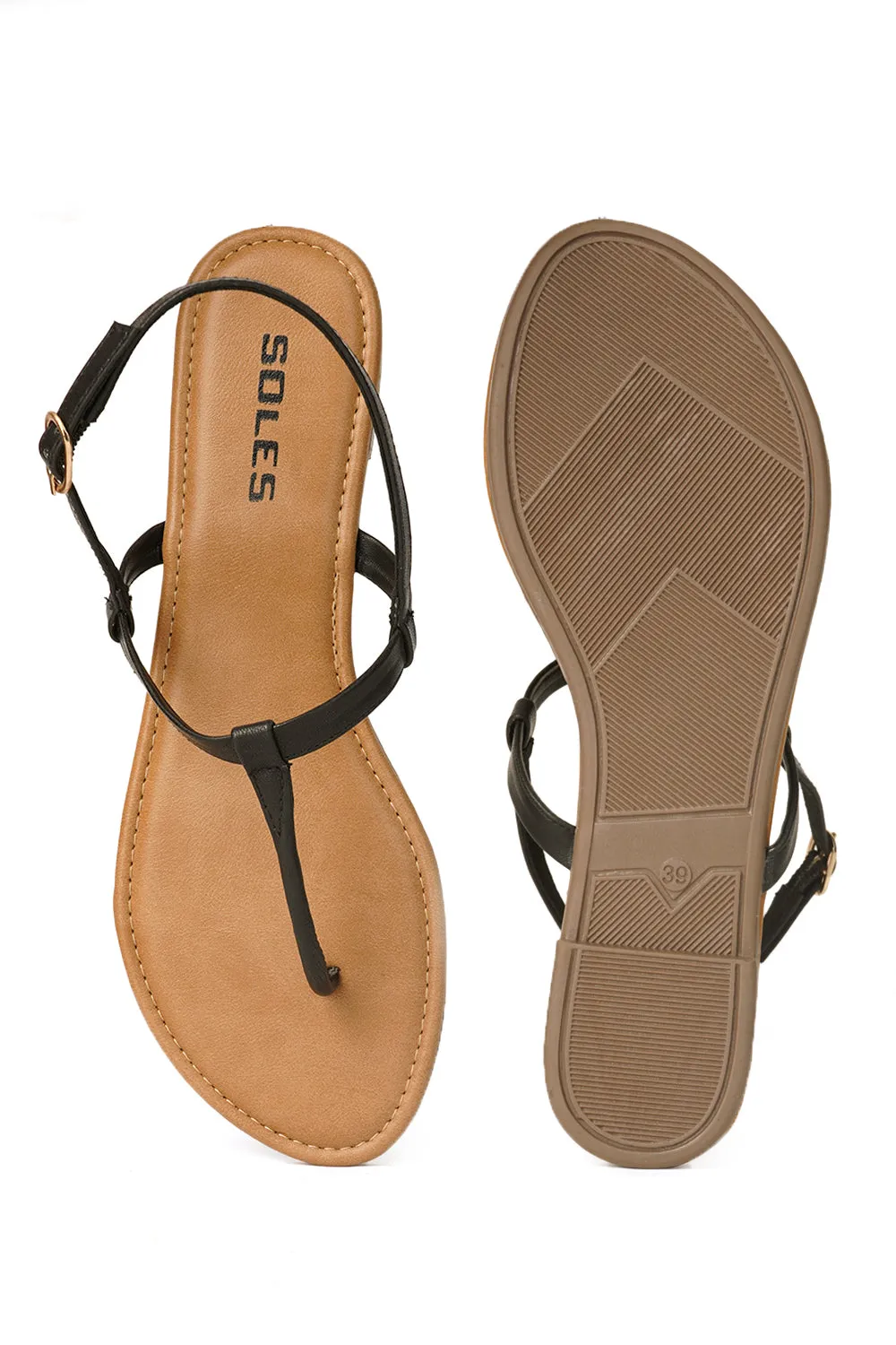 SOLES T-Strap Flats
