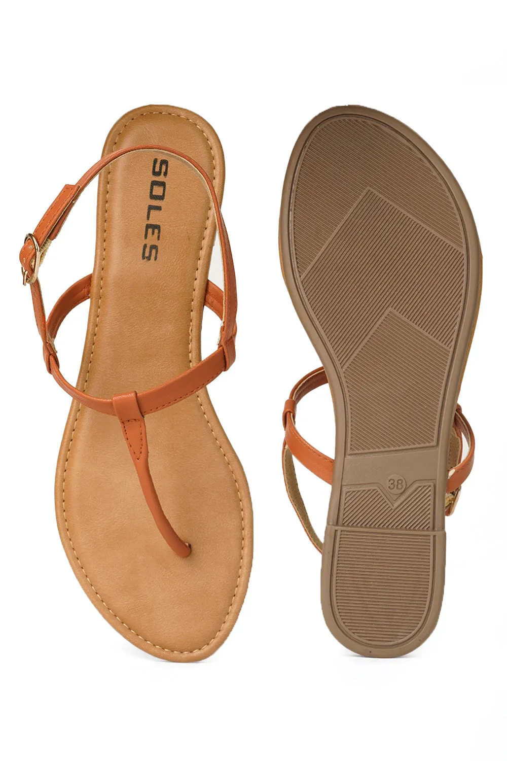 SOLES T-Strap Flats