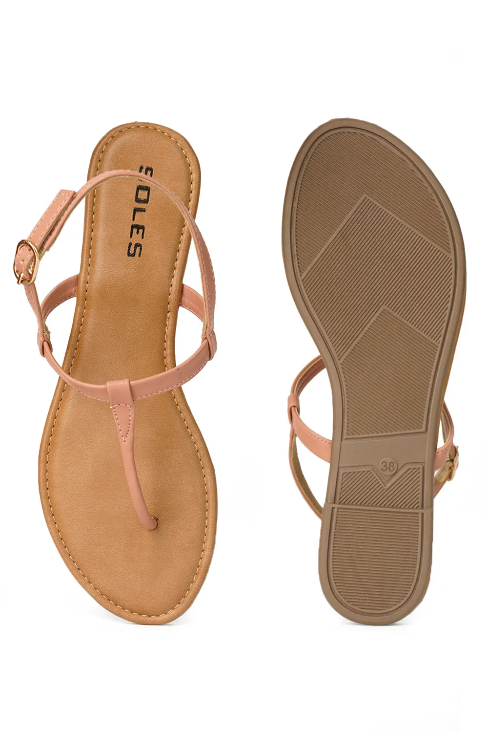 SOLES T-Strap Flats
